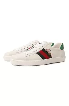 Кожаные кеды Ace Gucci