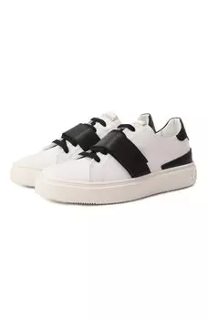 Кожаные кеды Balmain