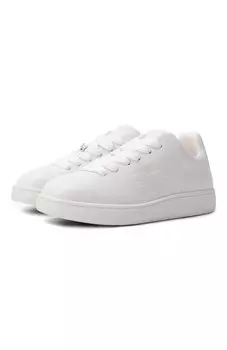 Кожаные кеды Box Burberry