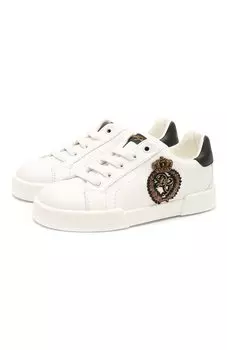 Кожаные кеды Dolce & Gabbana