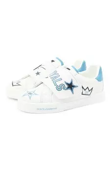 Кожаные кеды Dolce & Gabbana