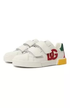 Кожаные кеды Dolce & Gabbana