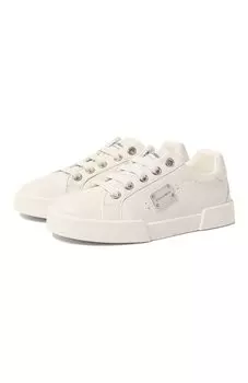 Кожаные кеды Dolce & Gabbana