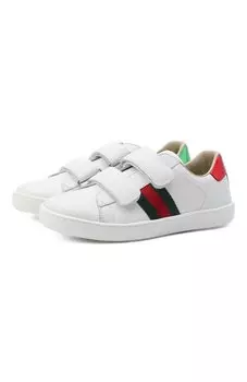 Кожаные кеды Gucci