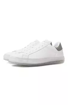 Кожаные кеды Kiton