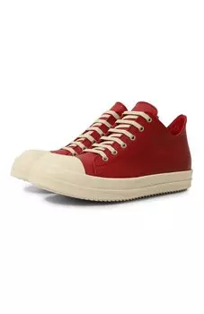Кожаные кеды Lido Low Rick Owens