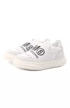 Кожаные кеды MM6