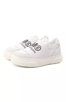 Кожаные кеды MM6