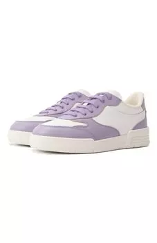 Кожаные кеды Moschino