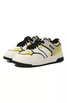 Кожаные кеды MSGM kids