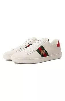 Кожаные кеды New Ace Gucci