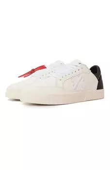 Кожаные кеды New Low Vulcanized Off-White