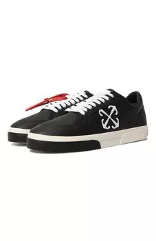 Кожаные кеды New Low Vulcanized Off-White