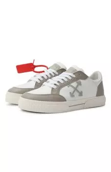Кожаные кеды New Low Vulcanized Off-White