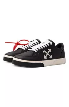 Кожаные кеды New Low Vulcanized Off-White