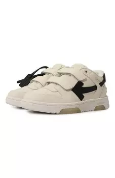 Кожаные кеды Off-White