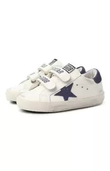 Кожаные кеды Old School Golden Goose Deluxe Brand