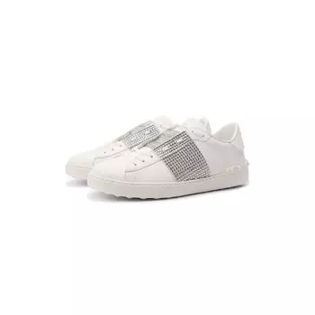 Кожаные кеды Open Valentino