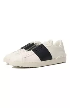 Кожаные кеды Open Valentino