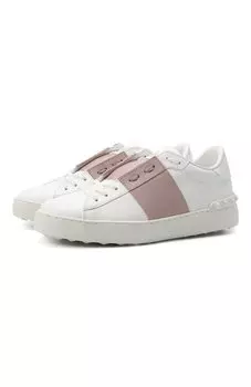 Кожаные кеды Open Valentino