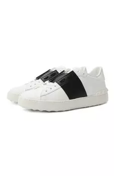 Кожаные кеды Open Valentino