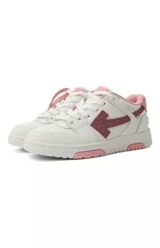 Кожаные кеды Out of Office Off-White