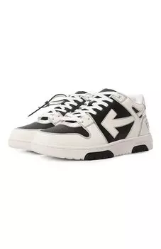 Кожаные кеды Out Off Office Off-White