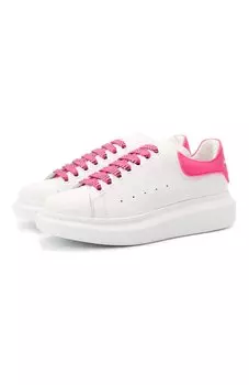 Кожаные кеды Oversized Alexander McQueen