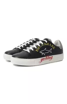 Кожаные кеды Paul&Shark