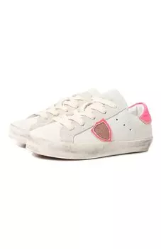 Кожаные кеды Philippe Model Junior