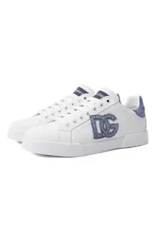 Кожаные кеды Portofino Light Dolce & Gabbana