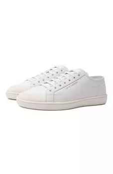 Кожаные кеды Saint Laurent