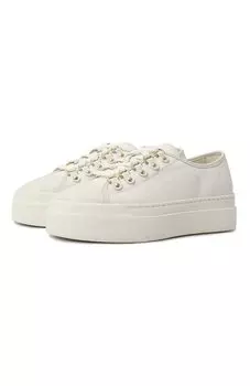 Кожаные кеды Santoni