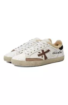 Кожаные кеды Steven-D Premiata