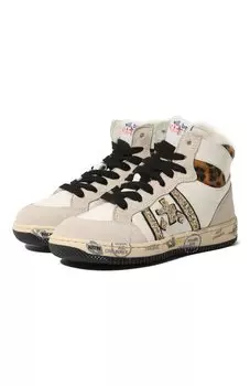 Кожаные кеды Wally Premiata will be