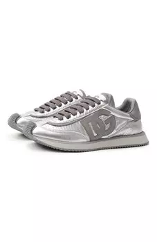 Кожаные кроссовки DG Cushion Dolce & Gabbana