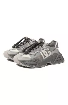 Кожаные кроссовки Dolce & Gabbana