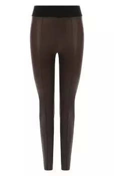 Кожаные легинсы Brunello Cucinelli