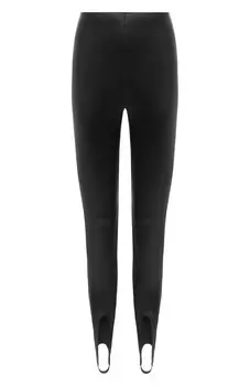 Кожаные легинсы Saint Laurent