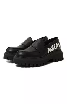 Кожаные лоферы MSGM kids