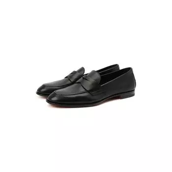 Кожаные лоферы Santoni