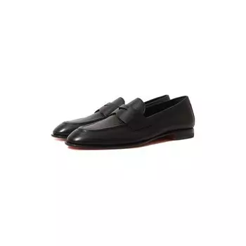 Кожаные лоферы Santoni