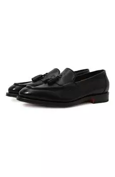 Кожаные лоферы Santoni