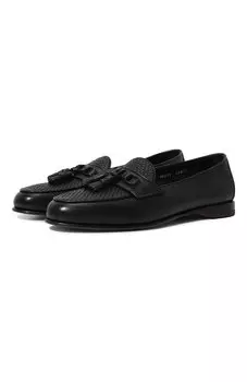 Кожаные лоферы Santoni