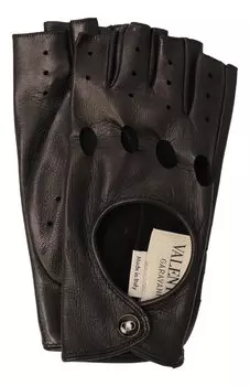 Кожаные митенки Valentino