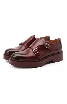 Кожаные монки Santoni