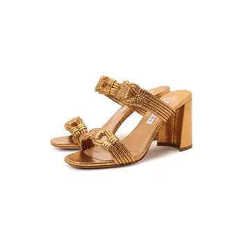 Кожаные мюли Noah 85 Aquazzura