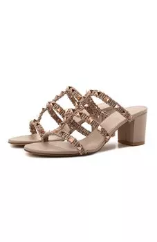 Кожаные мюли Rockstud Valentino