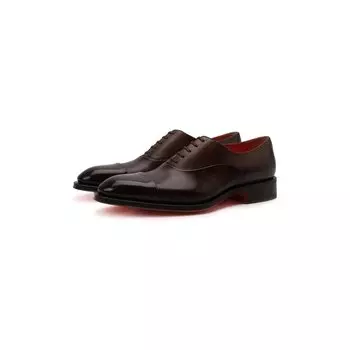 Кожаные оксфорды Santoni