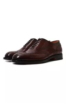 Кожаные оксфорды Santoni